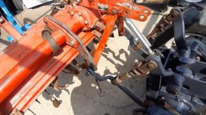 Agromehanika AGT 835T, адаптация фрезы Yanmar