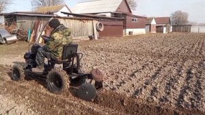 самодельный минитрактор