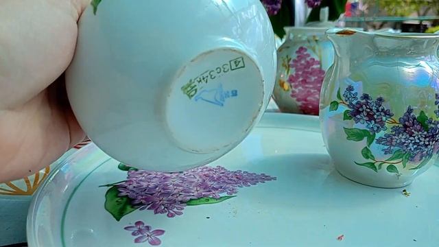 #Цветет сирень. #сирень на фарфоре# #Пью чай вкусный, пр? смотреть онлайн