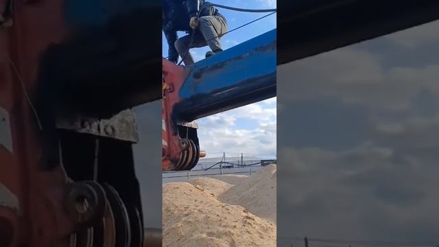 Замена каната на автокране Галичанин 32т смотреть онлайн