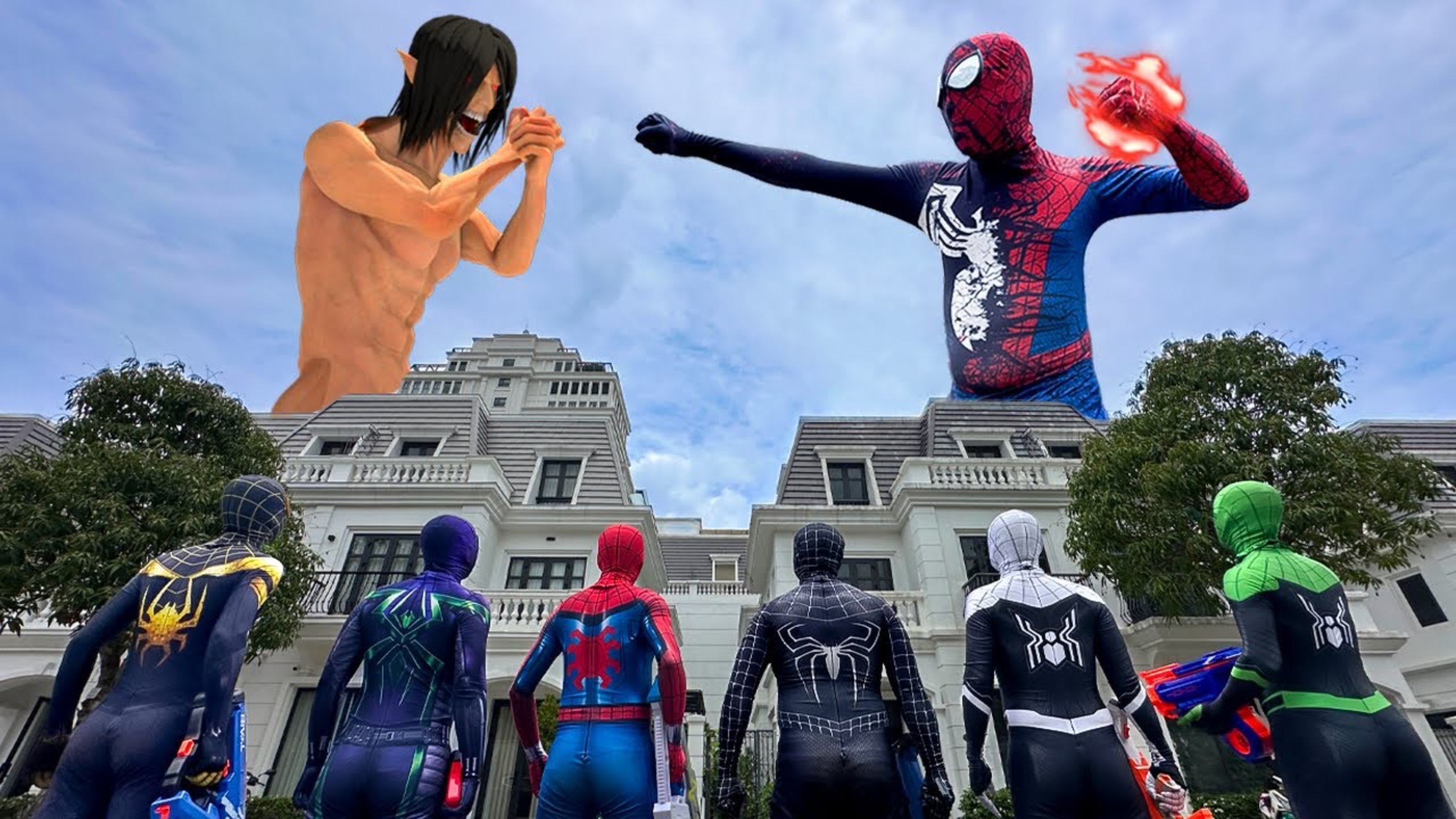 Что, если 6 братьев-пауков в одном доме..? ｜｜ ЧЕЛОВЕК-ПАУК против Титана Полная история #2 смотреть онлайн