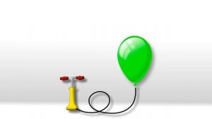 Надуваем и лопаем цветные воздушные шарики. Учим цвета. Развивающий мультик.