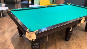 Перетяжка 12 футовых столов. Сукно Ivan Simonis 760