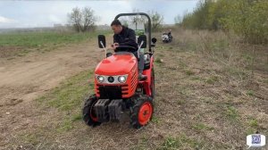 Как работает копия ЯПОНСКОЙ Kubota? Трактора ZimAni BX2410 с пл?
