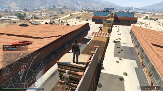 GTA 5 ONLINE. Детран. Зенторно против бегунов. #4 смотреть онлайн