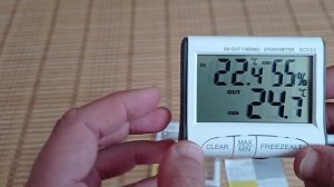 Кімнатний термометр з гігрометром  DC103