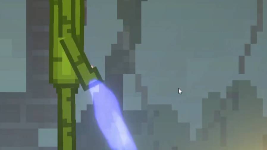 огнемёт из руки в melon sandbox