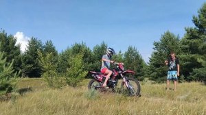 ГОНКА на МОТОЦИКЛАХ//Motoland xr 300 lite//АЛЬФА//ГОНКА С НАКАЗА?