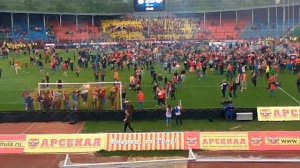 Арсенал Тула - Спартак Москва 21.05.2017 (3:0) разнесли стадионн
