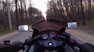 KAWASAKI ZZR600 звук  по дороге в деревню