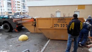 Мусоровоз для детей. Контейнерный. Развивающее видео ?