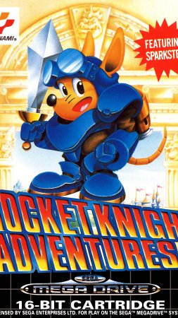 Первый босс Rocket Knight Adventures Sega
