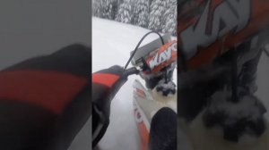 Первый раз на сноубайке Kayo 172 мотор