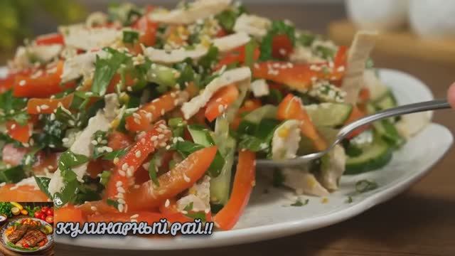 5 Вкуснющих Салатов из четырех ингредиентов! Готовятся Быстро, съедается моментально!😋!