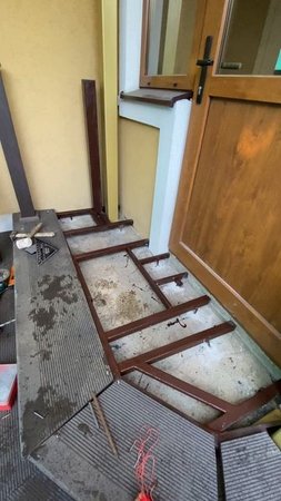 Монтаж ступени дпк и доски дпк