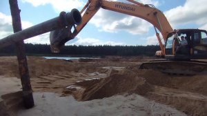 Стажировка на экскаваторе. Карьер. Hyundai 300. Машинист эк?