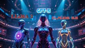 Битва ИИ 2025: GPT-5 vs Claude 3.5 vs LLaMA 3!