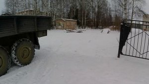 Работа на манипуляторе с люлькой для КМУ на зил 131