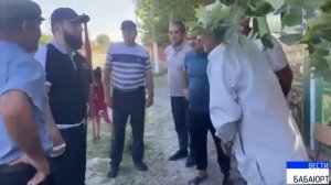 Жители села Люксембург Бабаюртовского района встрети