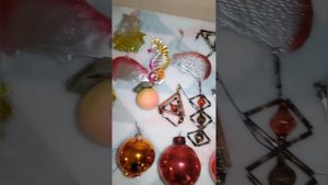 Советские елочные игрушки/игрушки из детства/СССР/нов