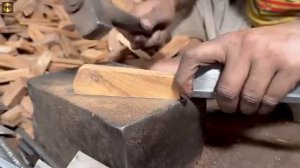 Иран Как сделать нож из ленточнои пилы по дереву