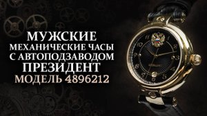 Мужские механические часы с автоподзаводом Президент 4896212