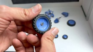 МТЗ-80: Фотополимерная 3D печать модели трактора 1:43