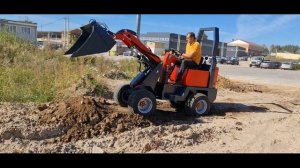 Немного работы на электропогрузчике Микроб ПЛЮС 60