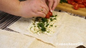 Лаваш с сулугуни на сковороде! Вкусный рецепт сулугун?