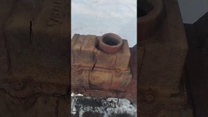 Печь везувий говно #сварка #ремонт #печка #баня #печьдл?