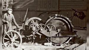 Трехколесный трактор Запорожец