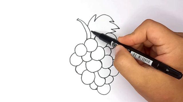 Как нарисовать ВИНОГРАД? | рисование и раскраски #рисо? смотреть онлайн