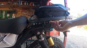 🔴Боковой багажник на G-Moto Cross X pro 125 и канистра на 1 галл