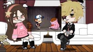 ★реакция «Гравити Фолз» на Т^Т★ (1/?)