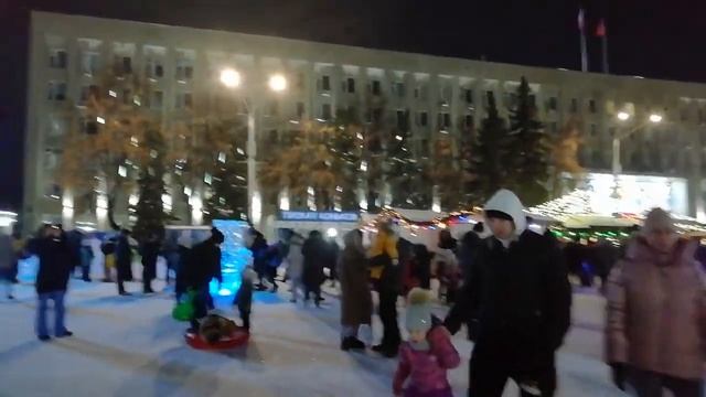 Ледовый городок. Кемерово 2022
