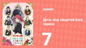 Дочь, которую защищал бог горилл, любима королевскими рыцарями 7 серия (аниме-сериал, 2025)