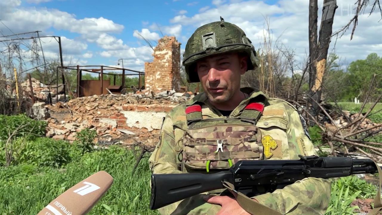 Российские бойцы в курском приграничье пресекают любые попытки противника атаковать
