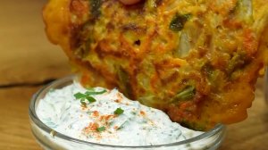 Сочные капустные оладьи