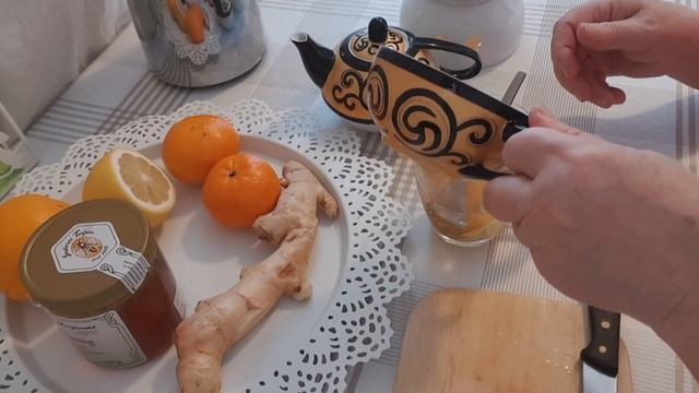Горячий напиток для поднятия иммунитета!