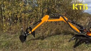 Мини-экскаватор прицепной/homemade mini-excovator