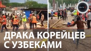 Массовая драка на стройке в Приморье | Конфликт между рабочими из КНДР и Узбекистана