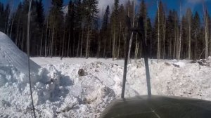 Не вышел в подъём. Урал лесовоз.