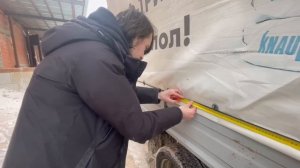 Как провести замер газели для установки тента.