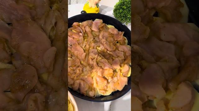 Мясо по французски с курицей и грибами очень сочно и н? смотреть онлайн