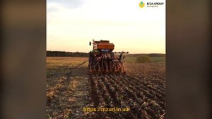 Высев озимой пшеницы по подсолнечнику комплексом Mzuri