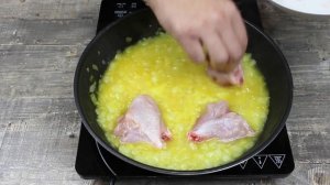 Сода творит чудеса! Курица по еврейски с луком.