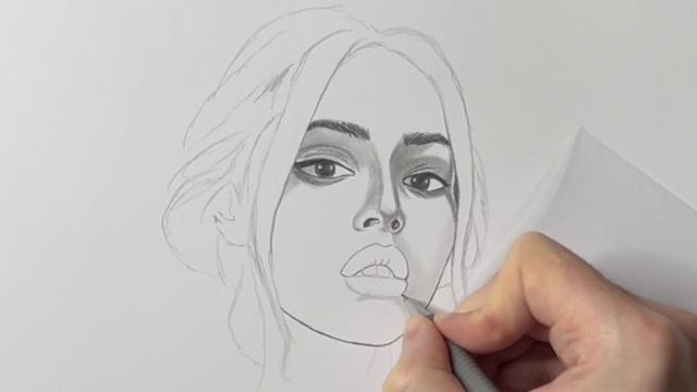 СЕКРЕТЫ РИСОВАНИЯ: Нарисовать лицо девушки карандашо?