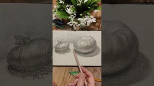 РИСУЕМ ОВОЩИ ПРОСТЫМ КАРАНДАШОМ