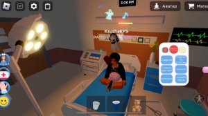 Пытаемся родить в роблоксе /Roblox, кленовая больница [food]/