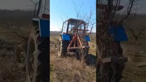 Корчеватель МАРС на МТЗ 82 и Т150